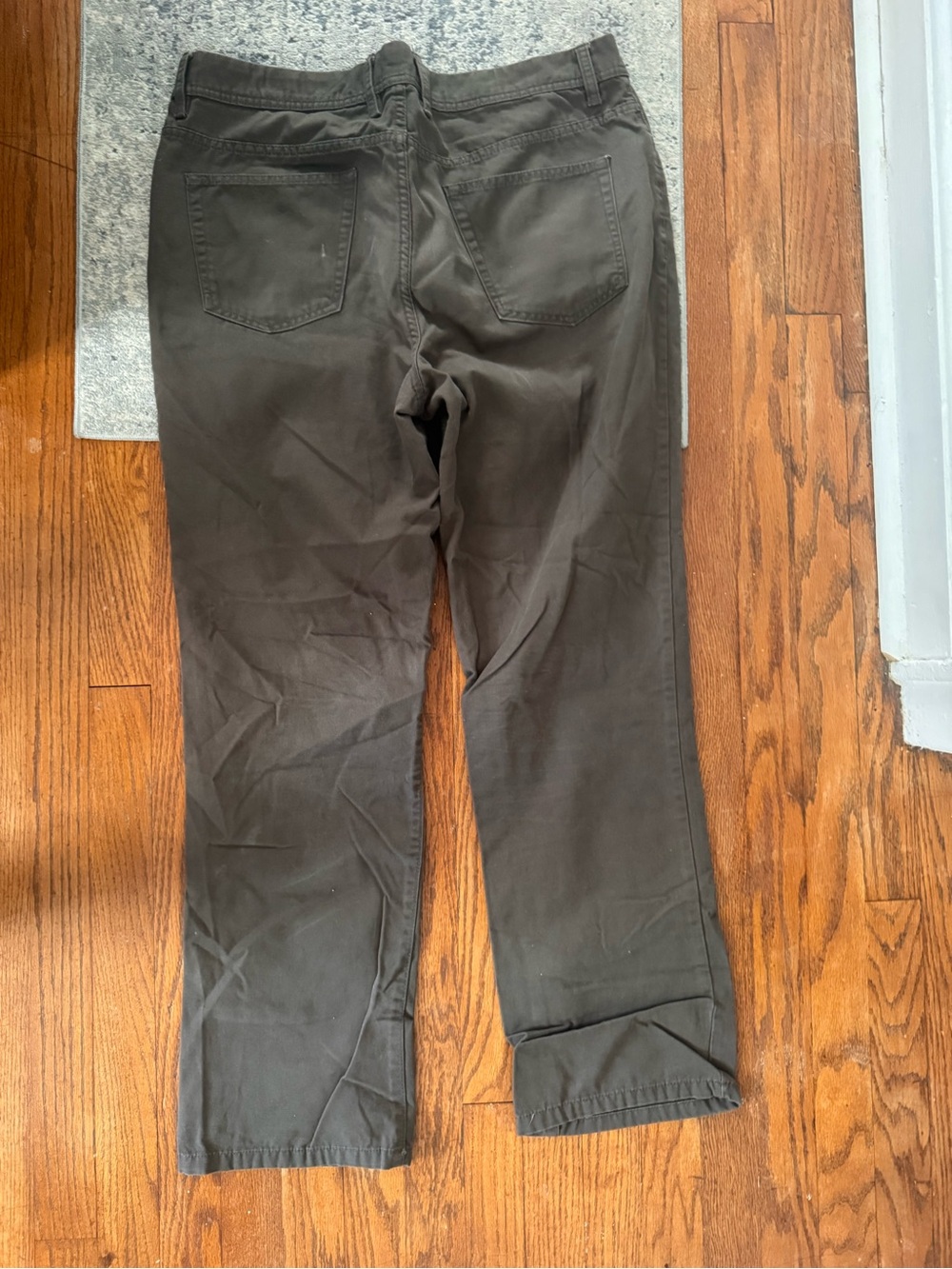Weatherproof Men's Straight-Leg Brown Chinos